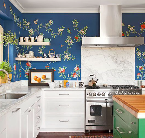 Elevate Your Kitchen with Cozy Wallpaper Looks