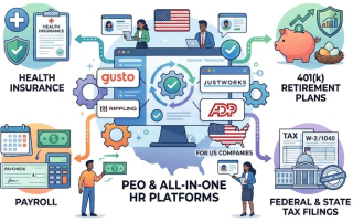 Essential US Business Setup: Automated Payroll, Benefits, Tax Services, and Monthly Costs