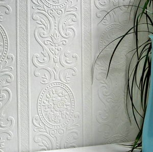 When and where can textured wallpaper be used?