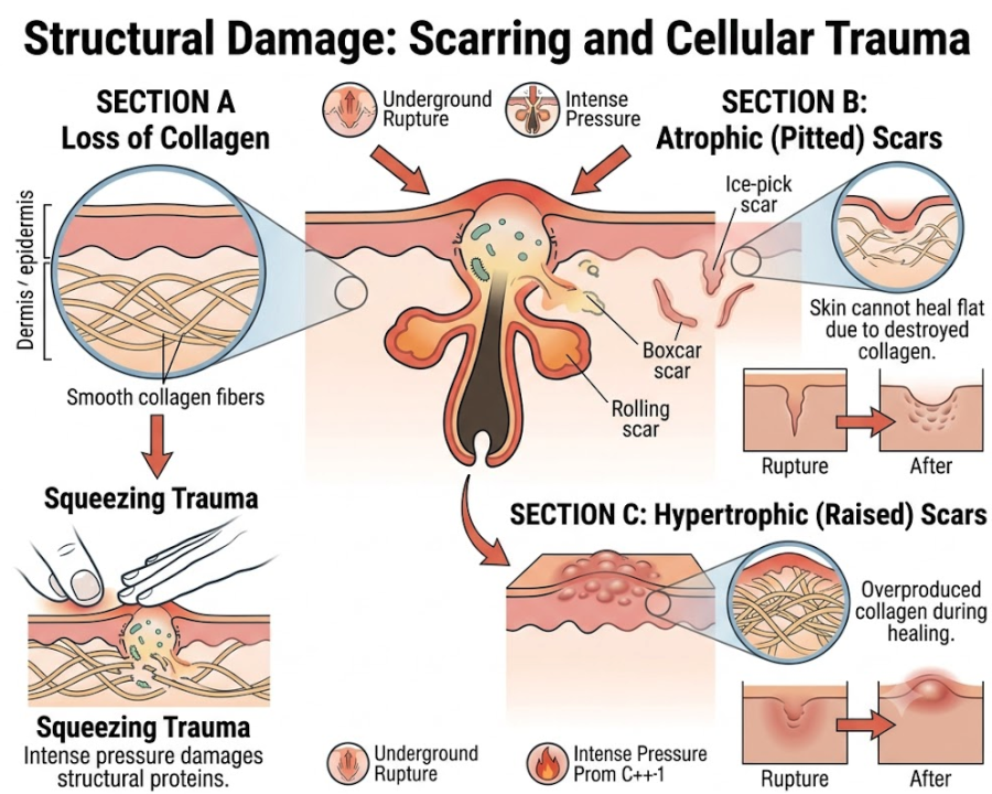 The Harmful Effects of Squeezing Blemishes: Why You Should Avoid It