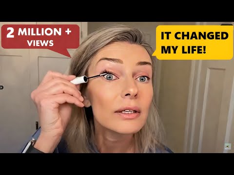 To get mascara off of false eyelashes