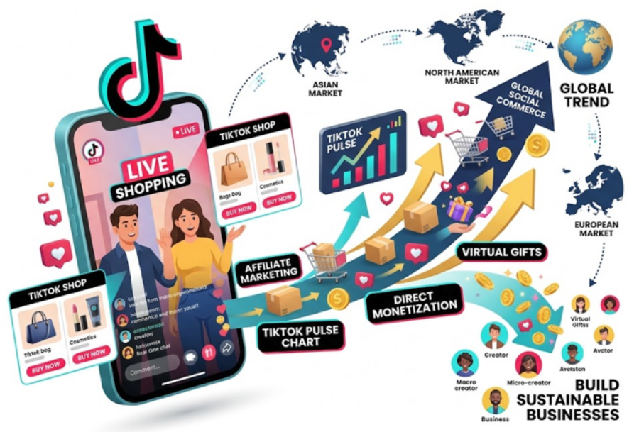 Decoding Global TikTok Revenue: Monetization Trends, Market Tiers, and Social Commerce Growth